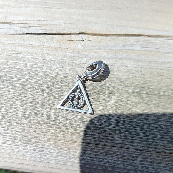 925 Silver Harry Potter Deathly Hallows Charm - Picture 9 of 10